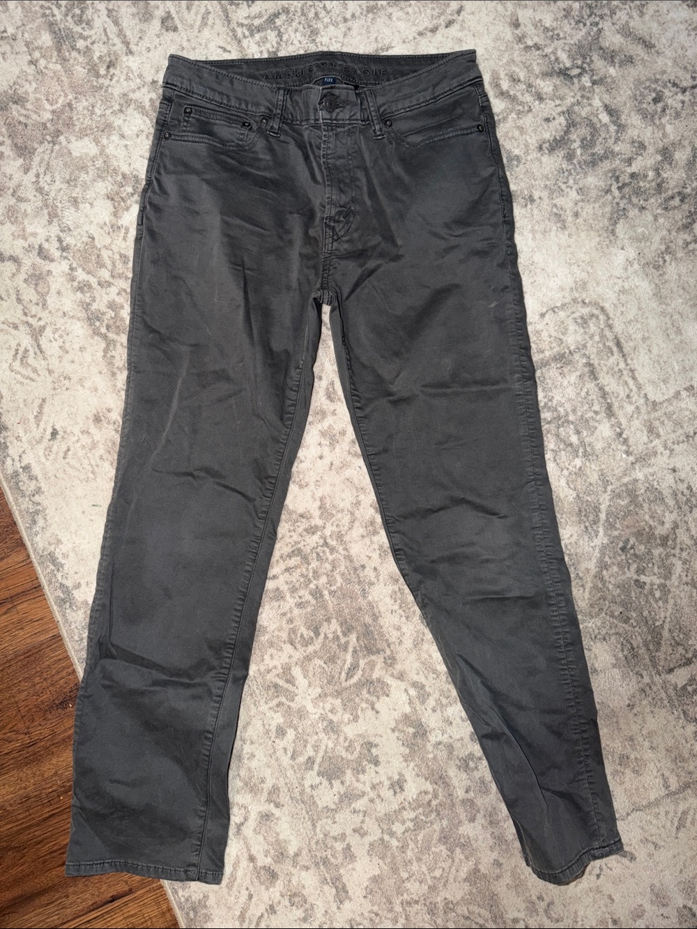 Men's AE Charcoal Chino - Classic Straight Fit